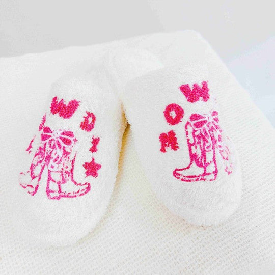 Ellison and Young Howdy Boot Coziest Lounge Slippers