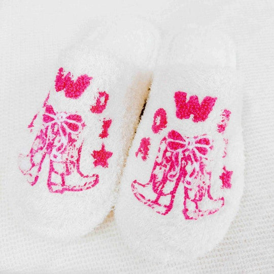 Ellison and Young Howdy Boot / S/M Howdy Boot Coziest Lounge Slippers