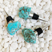 Ellison and Young Wine Stopper Turquoise / OS Beauty of Nature Stone Wine Stopper