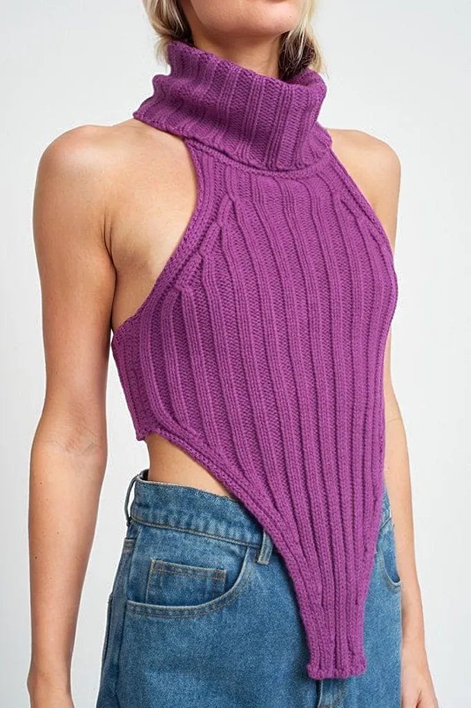 Willa Knit Cropped Turtleneck