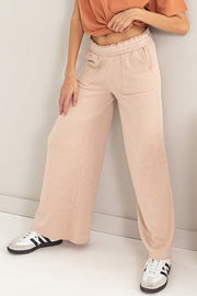 HYFVE Pants High Rise Wide Leg Drawstring Pants