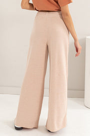 HYFVE Pants High Rise Wide Leg Drawstring Pants