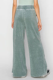 HYFVE Pants High Rise Wide Leg Drawstring Pants