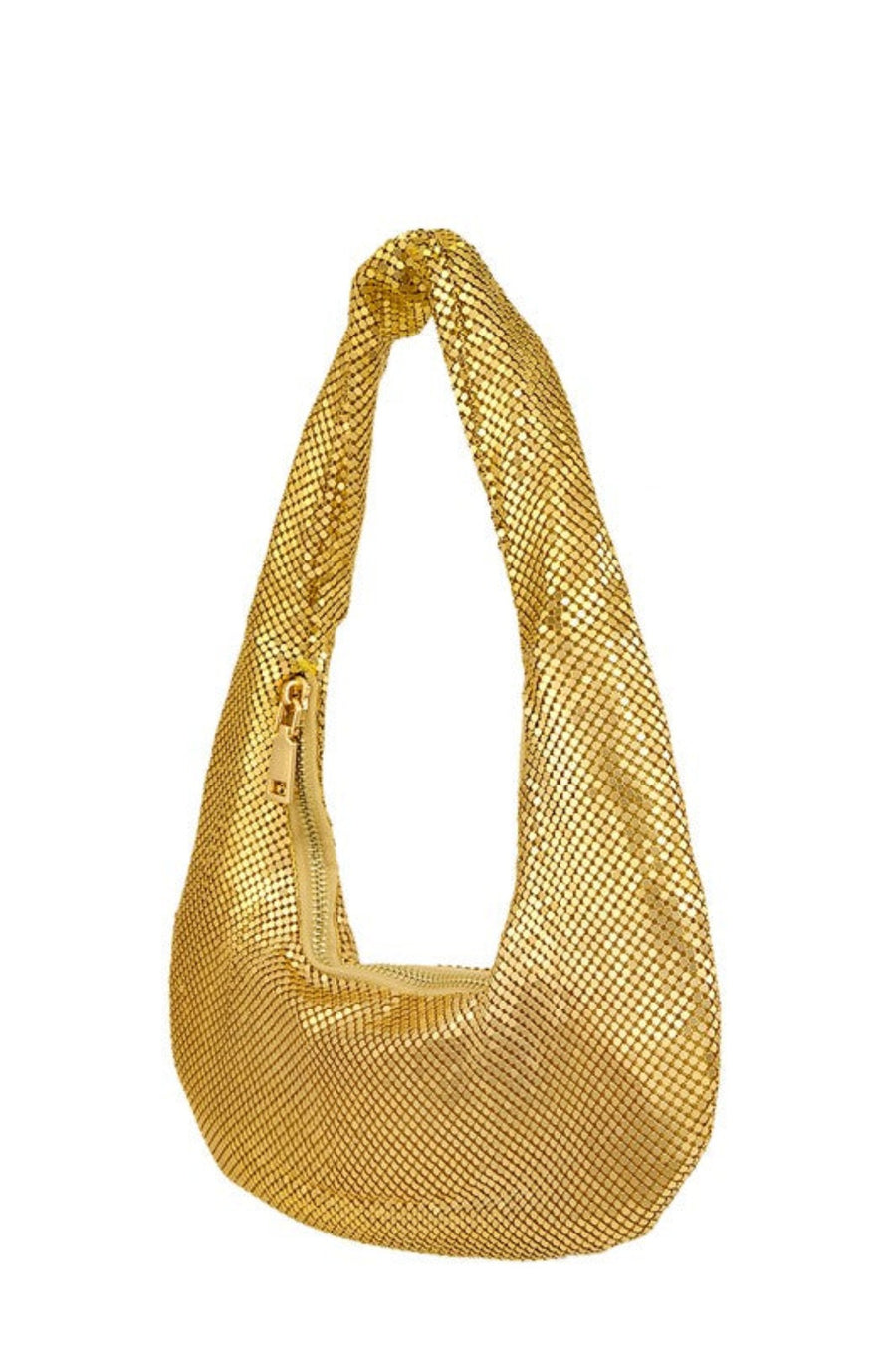 ICCO ACCESSORIES Handbags U Shape Metal Mesh Bag