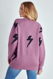 Lightening Bolt Crewneck Sweater