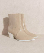 Paneled Western Bootie