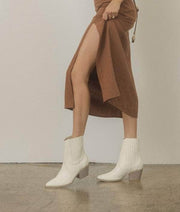 Paneled Western Bootie