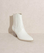 Paneled Western Bootie