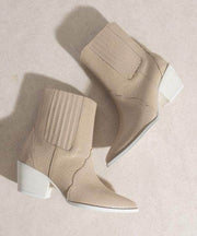 Paneled Western Bootie