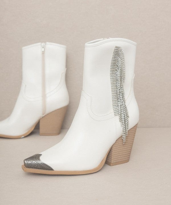 Shoes Kai - Rhinestone Fringe Boots