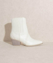 Paneled Western Bootie