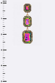 LA Jewelry Plaza Earrings Crystal Drop Statement Earrings