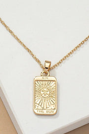 The Sun - Tarot Card Pendant Necklace