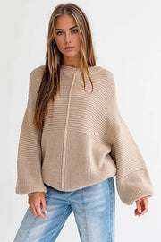 LE LIS Shirts & Tops Ribbed Knitted Sweater