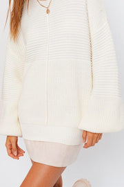 LE LIS Shirts & Tops Ribbed Knitted Sweater