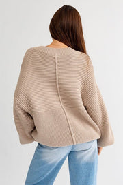 LE LIS Shirts & Tops Ribbed Knitted Sweater