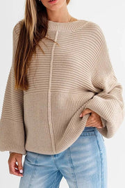 LE LIS Shirts & Tops Ribbed Knitted Sweater