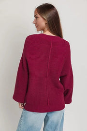 Ribbed Knitted Sweater