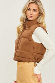 Puffer Vest With Pockets