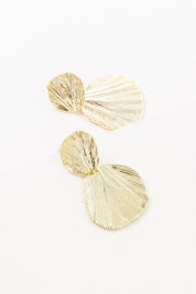 Lovoda Gold / OS Gold Shell Drop Earrings