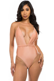 Mermaid Swimwear Swimwear Pink / S ONE-PIECE BATHING SUIT