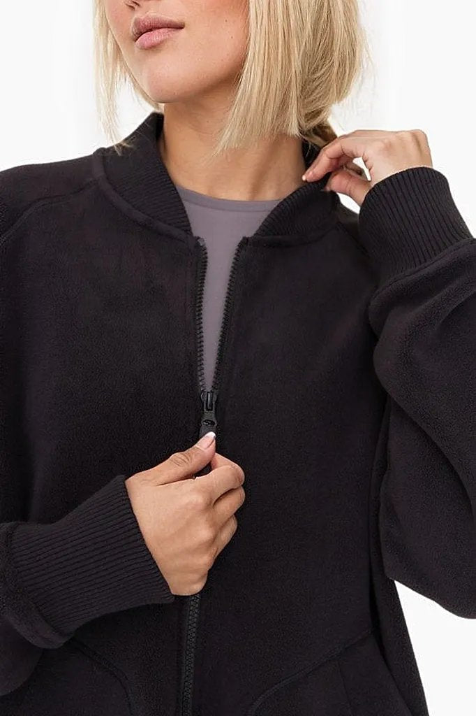 Microfleece Bomber Jacket