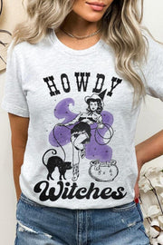 No brand Shirts & Tops ASH / S Howdy Witches Graphic T-Shirt