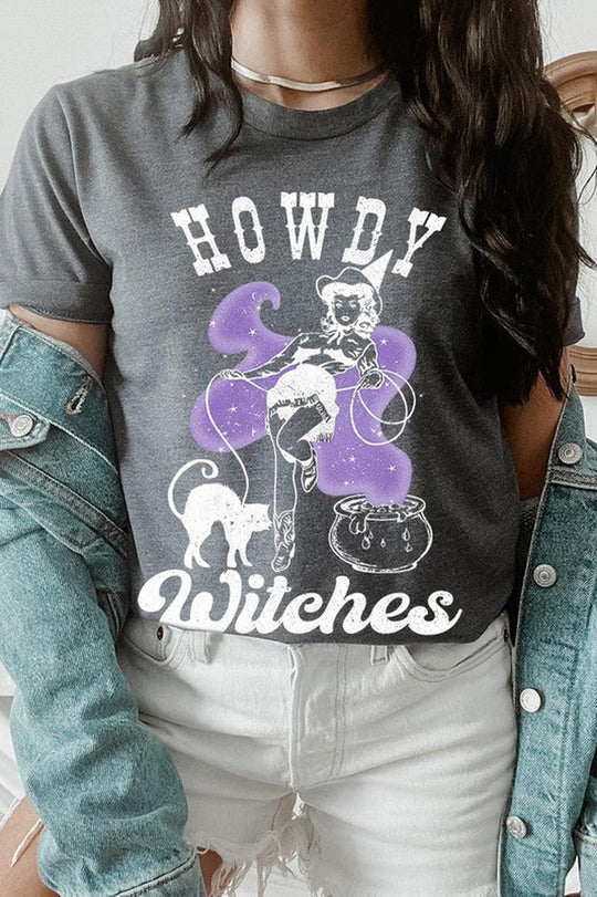 Howdy Witches Graphic T-Shirt