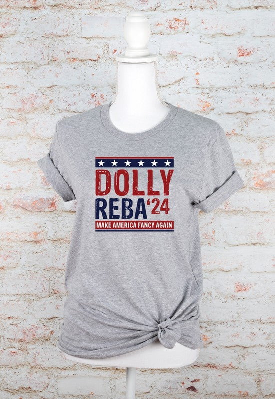 Ocean and 7th Oxford / 2X Dolly Reba President 2024 Softstyle Graphic Tee