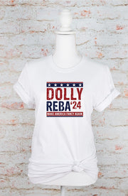 Dolly Reba President 2024 Softstyle Graphic Tee