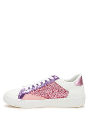 Cosmolight Glitter Faux Leather Sneakers