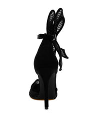 Rag Company Regenta Big Bow Detail Stiletto Sandals