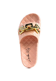 Rag Company Sandals Miami Bling Chain Strap Flats