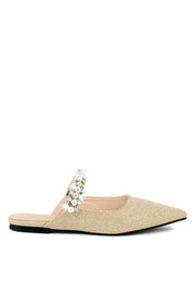 Rag Company Shoes GEODE Mary Jane Cutout Embellished Mules