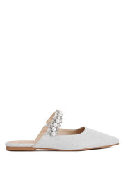 Rag Company Shoes GEODE Mary Jane Cutout Embellished Mules