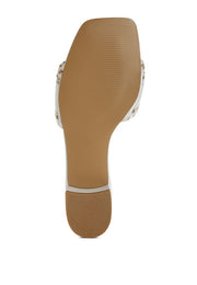 Rag Company Vacay Babe Lake Como Beaded Slip-On Heels