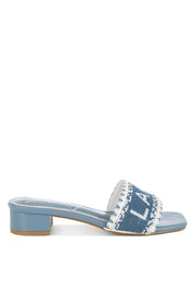 Rag Company Vacay Babe Lake Como Beaded Slip-On Heels