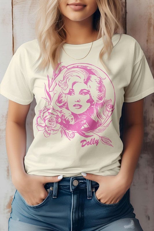 Natural / S Dolly Graphic Tee