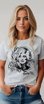 Ash / S Dolly Graphic Tee