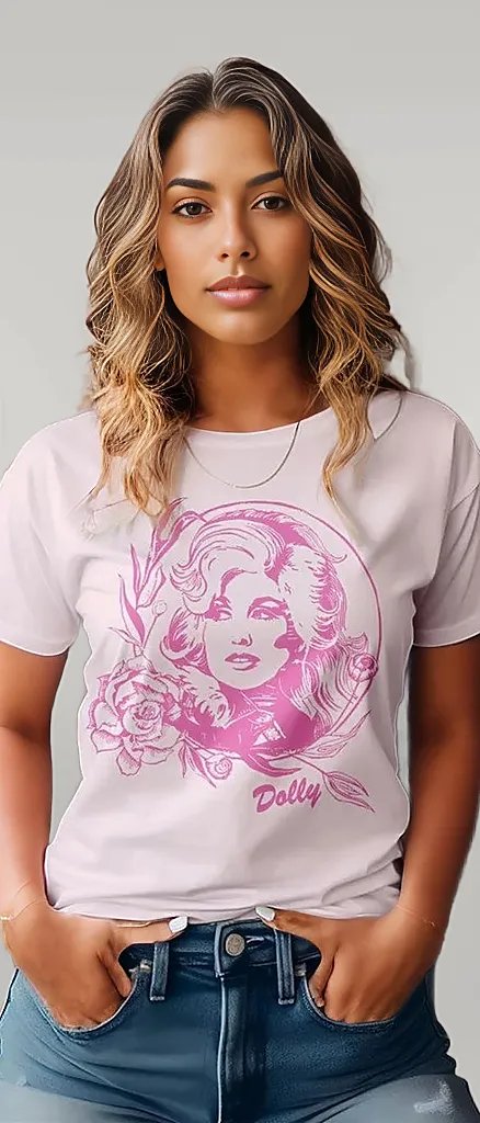 Soft Pink / S Dolly Graphic Tee