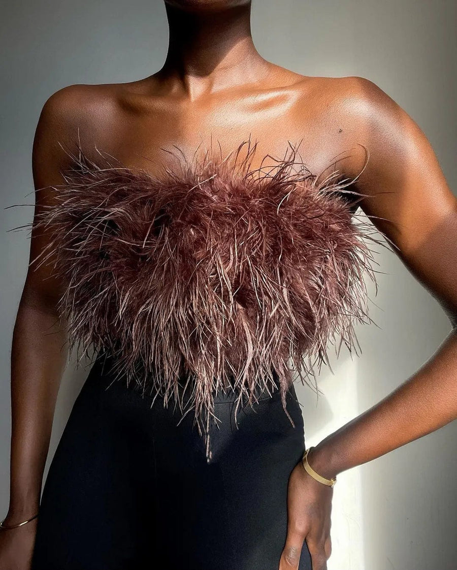 PRE-ORDER Feather Tube Top