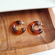 Chloe Hoops - Amber