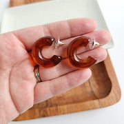 Chloe Hoops - Amber