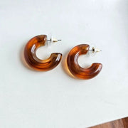 Chloe Hoops - Amber