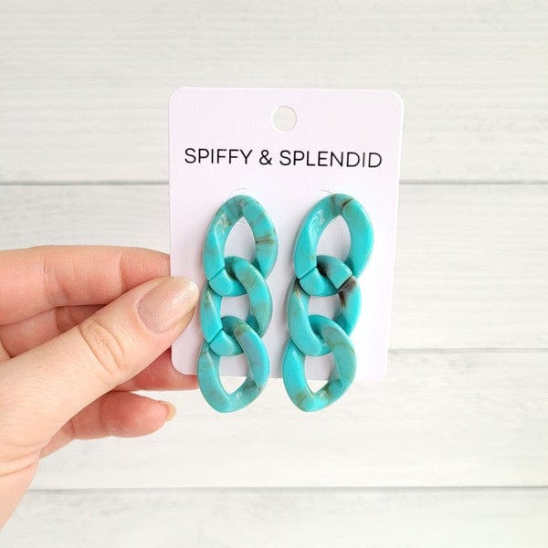 Spiffy & Splendid Earrings Turquoise / OneSize Brooklyn Earrings - Turquiose