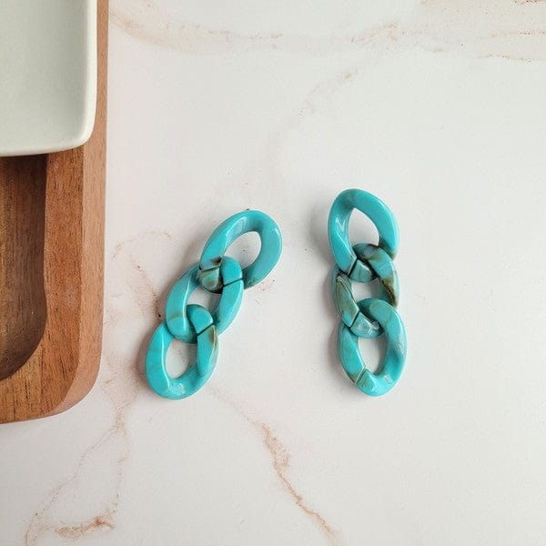 Spiffy & Splendid Earrings Turquoise / OneSize Brooklyn Earrings - Turquiose