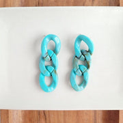 Spiffy & Splendid Earrings Turquoise / OneSize Brooklyn Earrings - Turquiose