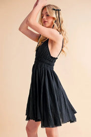 Trendsi Aemi+Co Lace Detail Mini Cami Dress