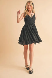 Trendsi Aemi+Co Lace Detail Mini Cami Dress
