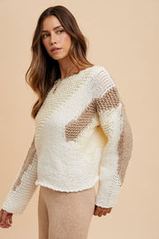 Trendsi Annie Wear Color Block Drop Shoulder Sweater